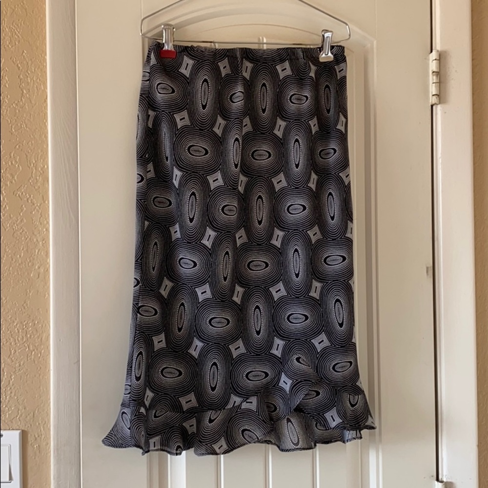 Black and white dress skirt
